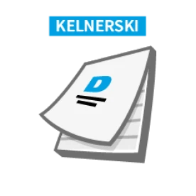 Notesy kelnerskie klejone z okładką