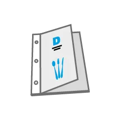 Etui na karty menu druk online