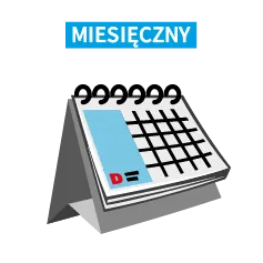 Kalendarze piramidka spiralowane (miesięczne) druk online