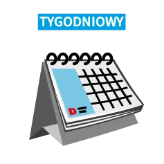 Kalendarze piramidka spiralowane (tygodniowe) druk online