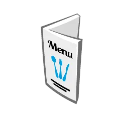 Menu składane druk online