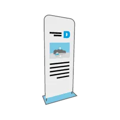 Standy reklamowe tekstylne druk online